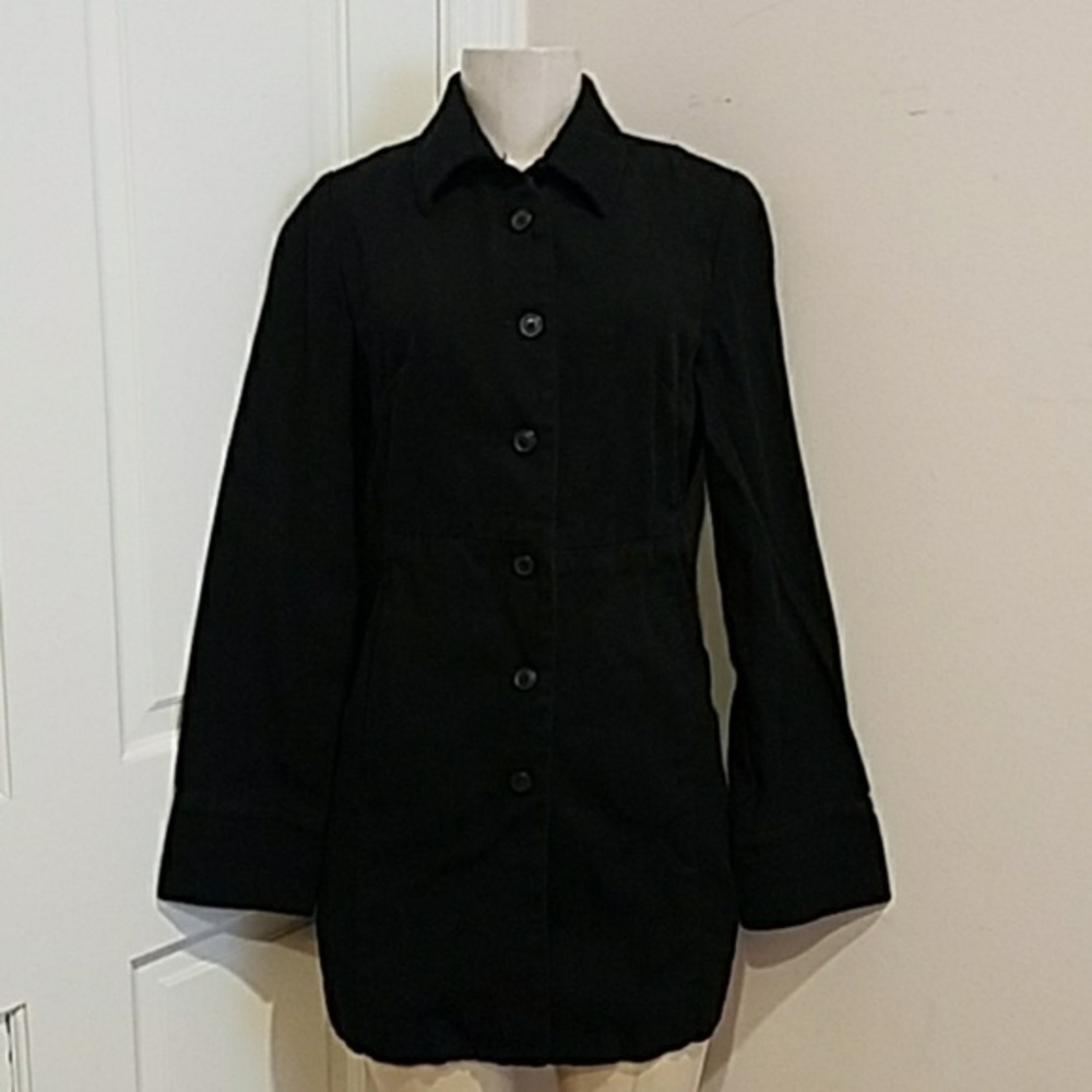 Gap Black Long Coat Size Small